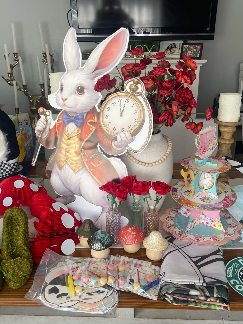 Alice and Wonderland Party Decor